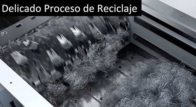 Proceso de Reciclaje Delicado